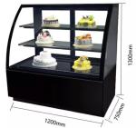 Stainless Steel Refrigerated Cake Display Cabinets 410L Capacity CE Certificated