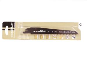 China Reciprocating saw blade BIM Milled teeth wood with nails 6TPI wholesale