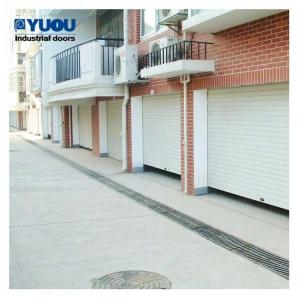 China Warehouse Automatic Roller Shutter Garage Doors Security 12level Storm Proof EPDM sealing wholesale