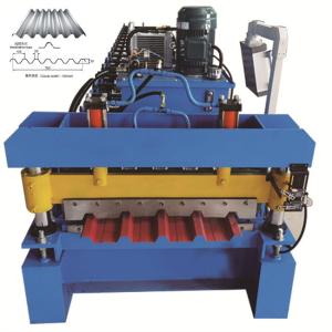 China Galvalume high speed roof panel roll forming machine 0.3-1mm used for Household wholesale