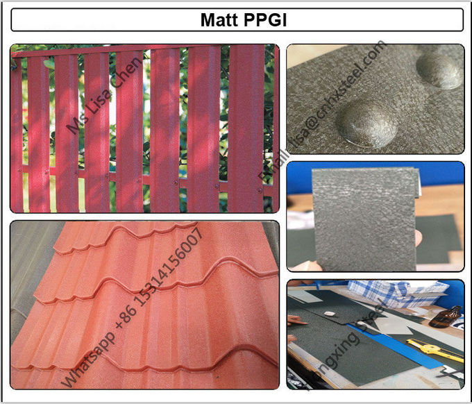 Pema prepainted steel coil / winkle ppgi sheets / Matt ppgi steel