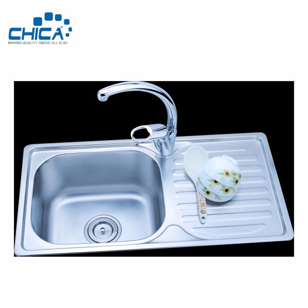 SUS304 Stainless Steel Kitchen Sink Single Bowl Kitchen Sink Press Kitchen Sink