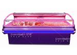 1000L Meat Display Freezer Food Showcase With Curtain