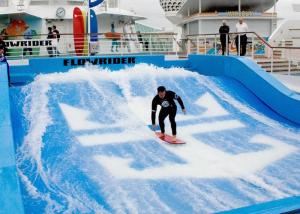 China Durable Theme Park Water Wave Pool / Flowrider Water Play Equipment wholesale