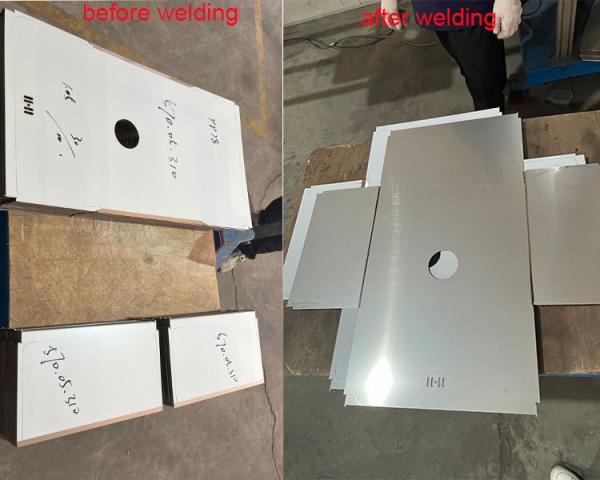 High-Precision CNC Kitchenware Material Joining Straight Seam Advanced Laser