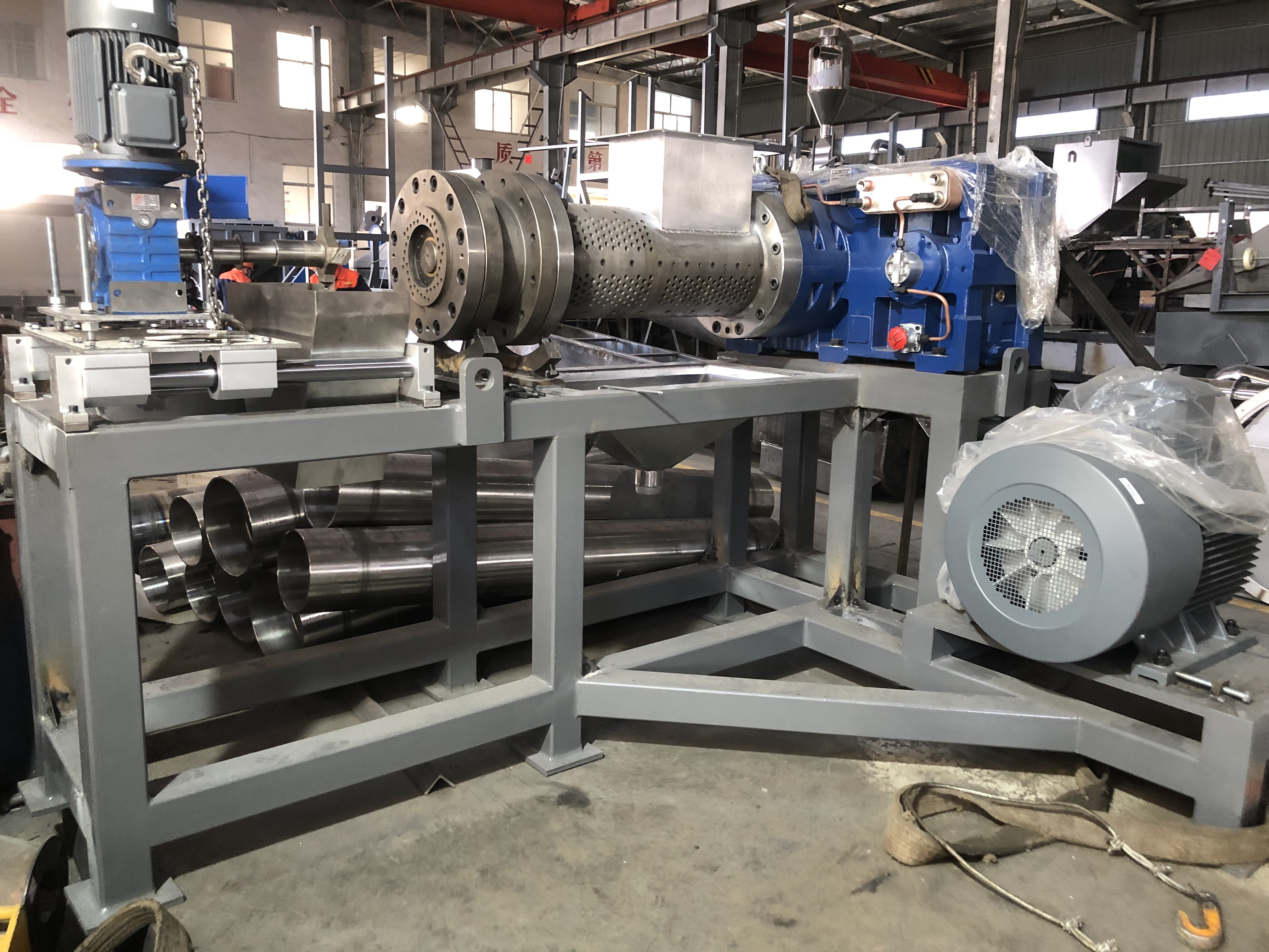 300kg/H Pelletizing Machine For Plastic Recycling Raffia PET Pelletizing Line