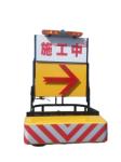 Liftable Aluminum 129kg Warning Mobile Vehicle Barrier Electrostatic spraying
