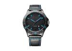 Nickel Free Alloy Classic Quartz Watch Leather Strap PVD Plating