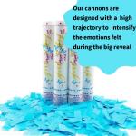 Custom Biodegradable Confetti Smoke Cannon Gender Reveal Confetti Powder Cannon