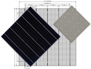 China 158.75X158.75mm 5BB Single Crystal Monocrystalline Silicon Solar Cells wholesale