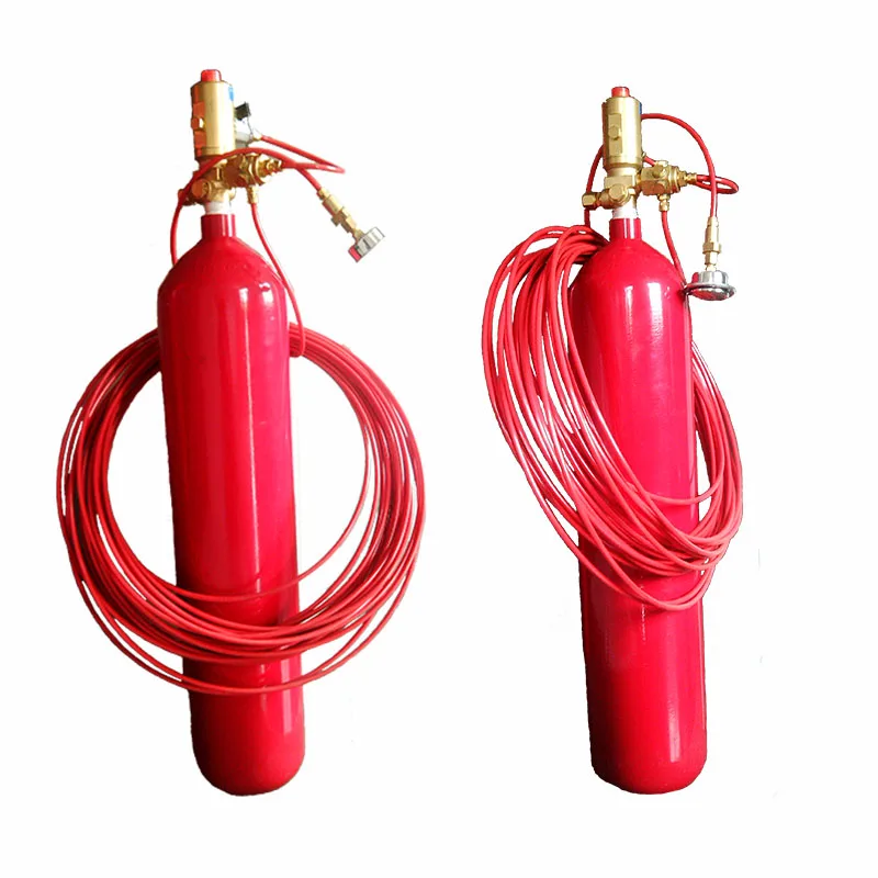 Red FM200 Fire Extinguishing System With HFC-227ea Agent For Fire Protection