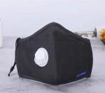 Non Disposable Reusable Woven Fabric Masks With Breathing Valve
