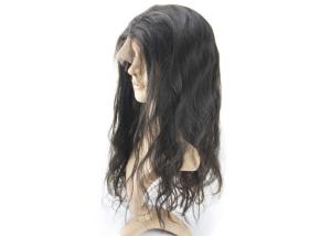 China Silk Base Top Raw Indian Remy Full Lace Wigs , Human Hair Full Lace Wigs For Black Woman wholesale