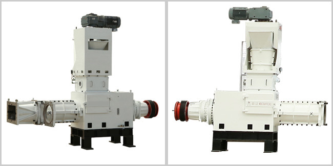 KLJ40L Clay Brick Extruder Vertical Single Spiral Extruder Machine Power 75+15kw