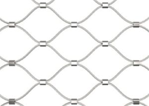 China Cable Ferrule 3.2mm Wire Rope Mesh Stainless Steel 304 316 For Zoo Fence wholesale