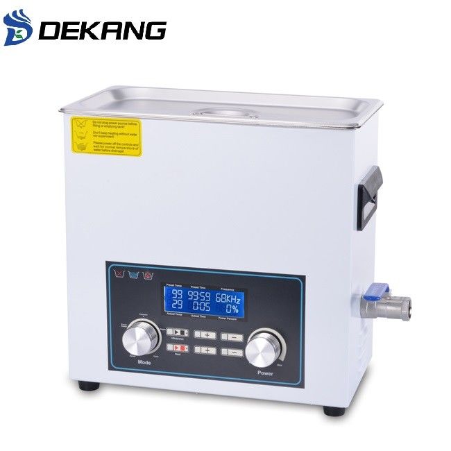 480W White Bench Top Ultrasonic Cleaner , LCD Screen Ultrasonic Surgical Instrument Cleaner