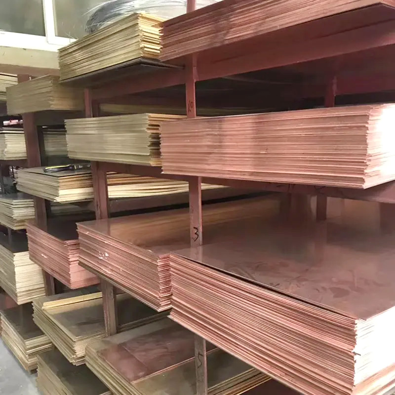 Cold Rolled Decorative Copper Sheets 3mm For Industrial Use
