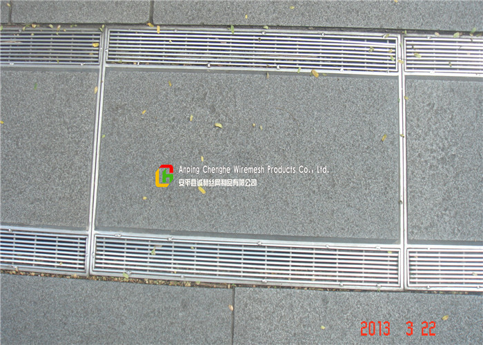 Customized Stainless Steel Trench Grate , Drain Cover for Drainage System