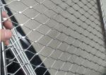 Ferruled Stainless Steel Wire Rope Mesh For Decoration AISI 316 Diamond Shape