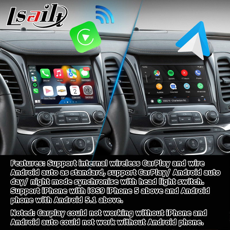 4+64GB Chevrolet Impala Android Navigation Box carplay android auto Mirror Link real time Navigation
