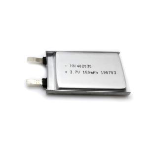 China CE 0.6Wh 180mAh 3.7V Lithium Ion Polymer Battery wholesale