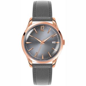 China Stainless Steel watch with leather strap , Domed Sapphire Glass Customized design Wrist Watch Women wholesale
