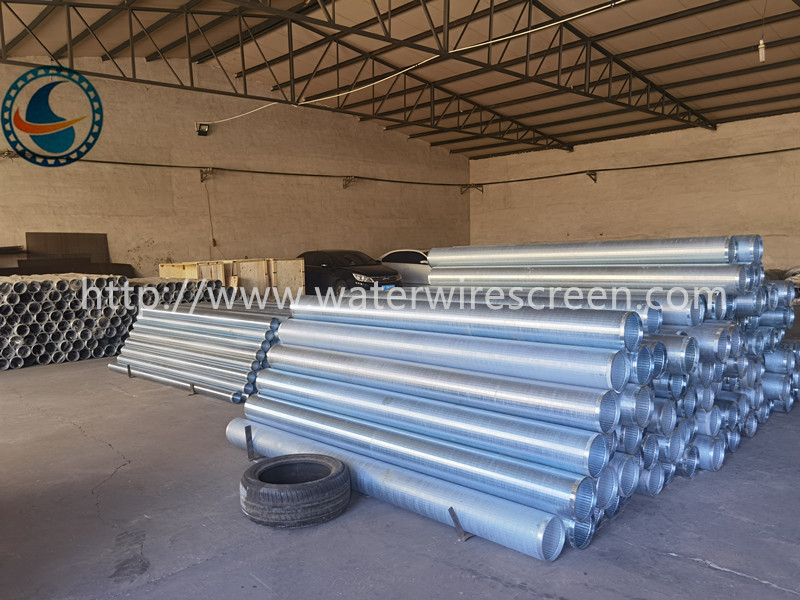 1.0mm Slot Wrapped Johnson Wedge Wire Screen Sieve Pump Sand Filter