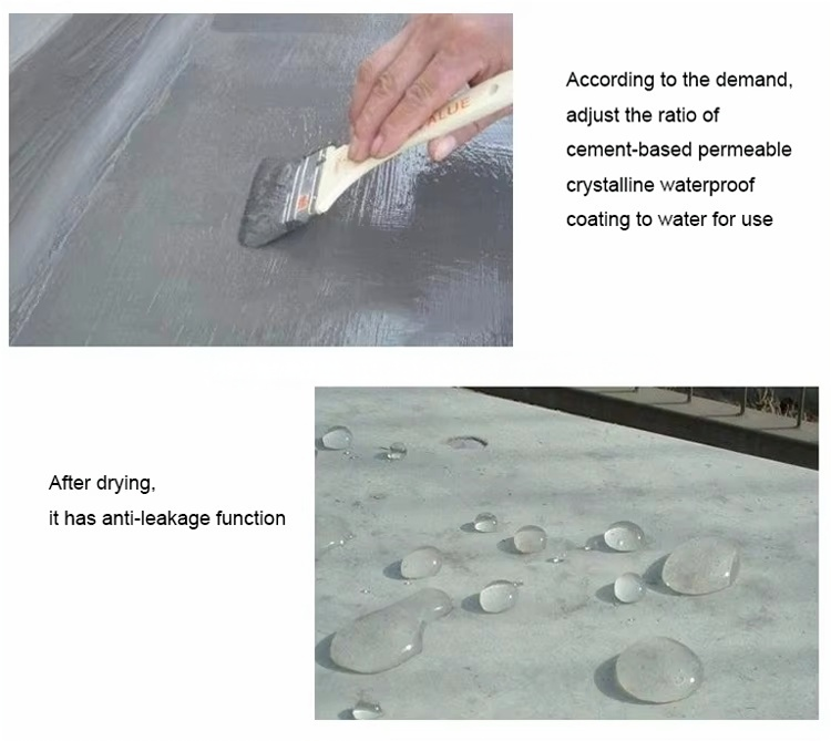 Cryst. WP Mat'l, Strong Pen., Ind'l/Civ'l Bldg Undergrnd, Easy Scraping