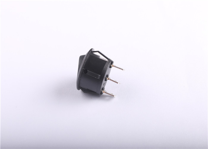 3 Pin ON-R Small Round Rocker Switch , Boat Rocker Switch 16mm Diameter