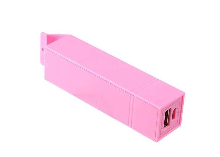 Milk Box Shape Plastic Power Bank 106*24*24mm With Color Printing Logo
