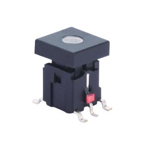 China Hole Head 6 Pin 6x6 SMD Illuminated Tact Switch wholesale