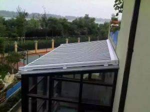 China Full Cassette Retractable Roof Awning Conservatory Retractable Arm Awning wholesale