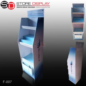 China PDQ floor display stand with shelves for promotion wholesale