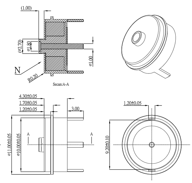 Round male and female magnetic charging cable connector for thermal lunch box