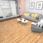 600x600mm Full Body Rustic Floor Tiles Wooden Texture Surface Non Slip Porcelain