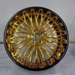 Custom forged aluminum alloy car rim 18 19 20 21 22 inch 5x120 glod color