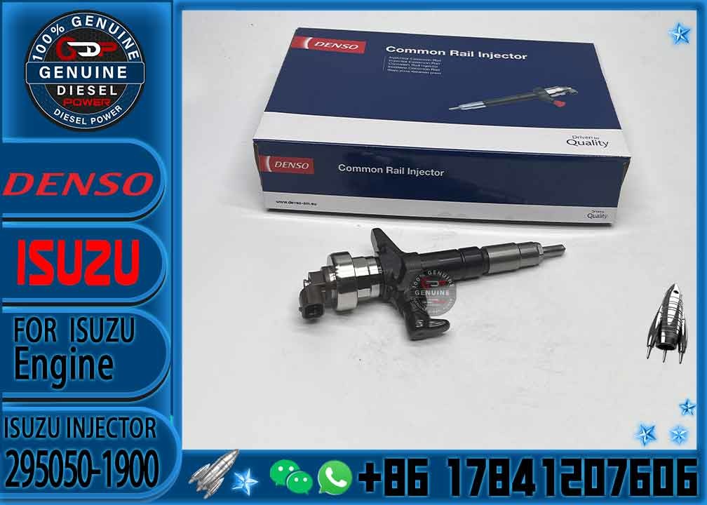 Genuine Brand New Common Rail Diesel Fuel Injector 295050-1900 295050-0910 295050-0911 295050-0912 8982601090 8981595831