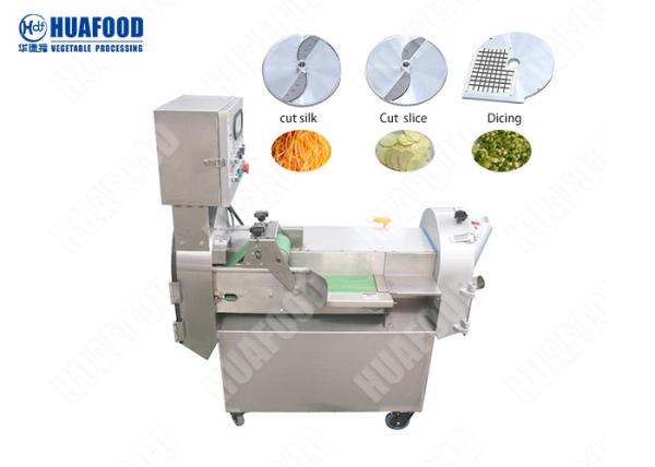 Automatic Food Processing Machines Electric Vegetable Dicer Machine 304 SUS
