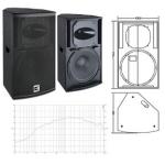 Conference Sound System Active Pa Speaker 15 Inch Plywood Cabinet