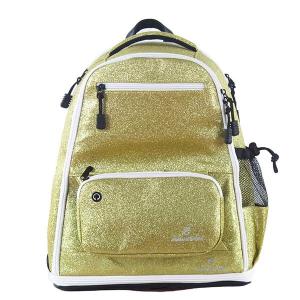 China Golden Color Glitter School Backpack / Sports Travel Backpack Big Capacity wholesale