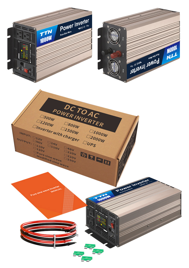 1000W 1600W 2000W Generator Inverter 12V Inverter 24V 4000 Watt