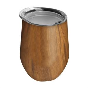 China Stainless Steel Woodgrain Coffee Mug 11OZ Vacuum Insulated FDA Standard wholesale