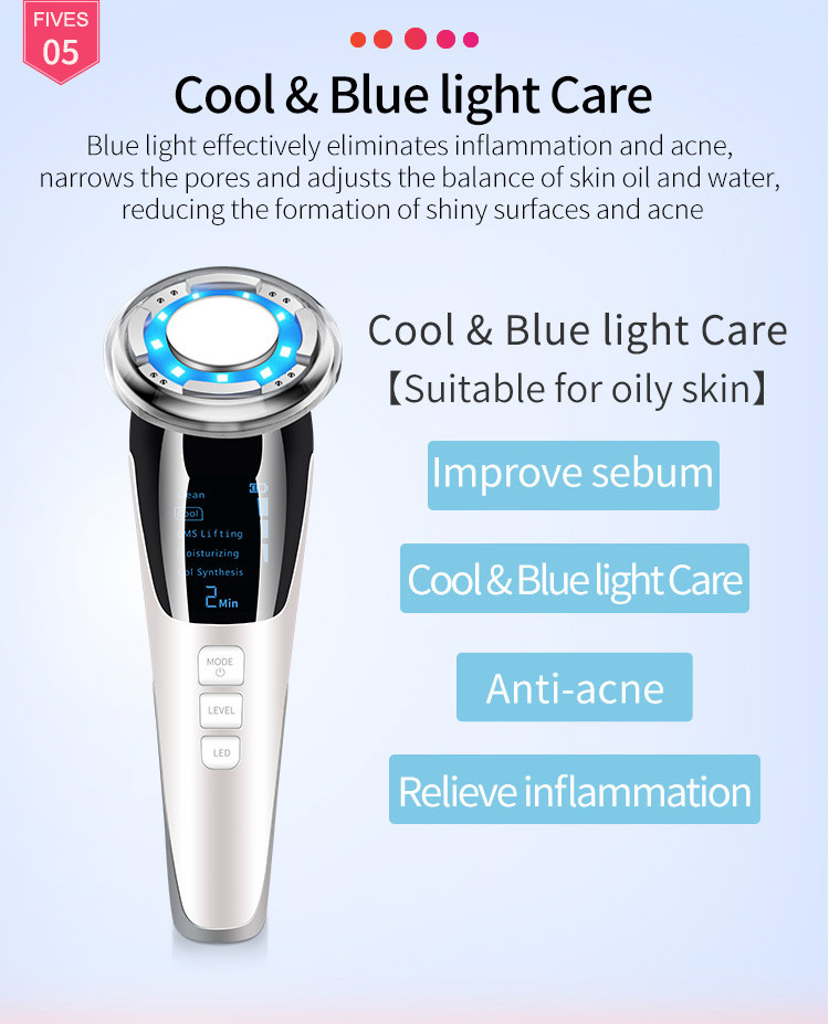 RF Handheld Beauty Tighten Pores EMS Beauty Instrument