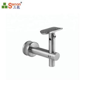 China Stainless Steel Adjustable Glass Angle Wall Mounting Bracket Tube Connector wholesale