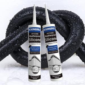 China 300ml Glass Sealant RTV Glue Weatherproof Silicone Construction Sealant Adhesive wholesale
