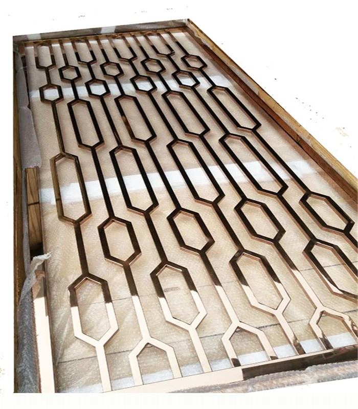 Black Metal Laser Cut Panels For Garden Fence Privacy Fence Metal Fence