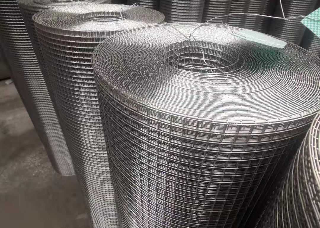 304 2cmx2cm Bird Cage Welded Wire Fence Panels Silver Stainless Steel