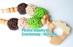 Baby sling necklace, baby bracelet, crochet bracelet, teething bracelet, crochet