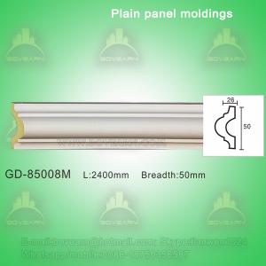 China Polyurethane Plain Architectural Panel Decorative Cement Mouldings wholesale