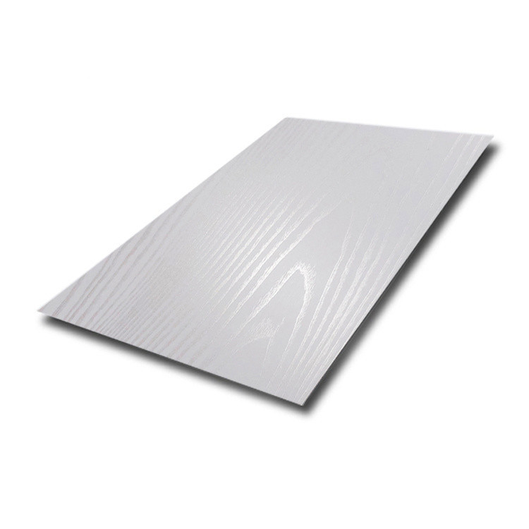 201 316 310 430 Laminated Stainless Steel Sheet Wood Print Effect